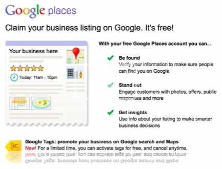 Google Places Business Listing